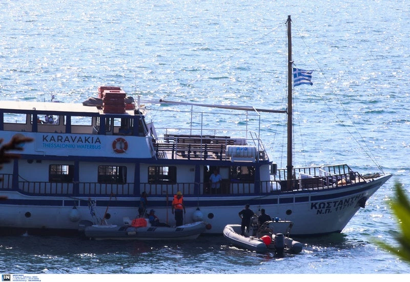 Φέρι μποτ προσάραξε στον Θερμαϊκό – Με λάντζες μεταφέρονται οι επιβάτες στο λιμάνι της Θεσσαλονίκης (εικόνα)